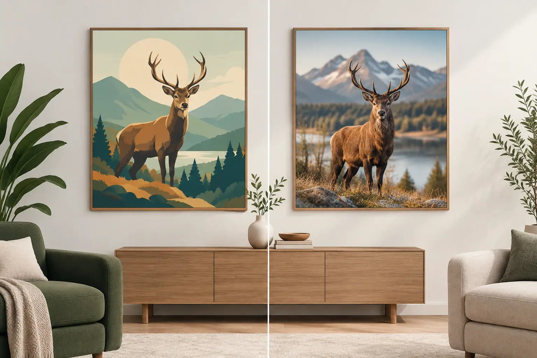 Wildlife Art vs Photography for Meaningful Spaces