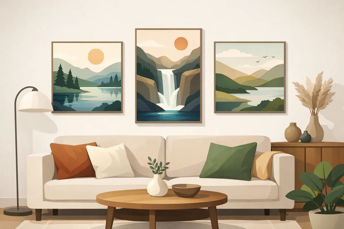 Nature Paintings for Living Room Style