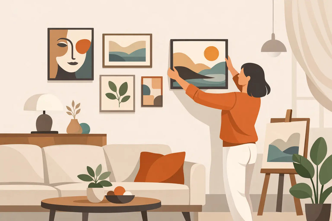 How to Decorate With Paintings at Home