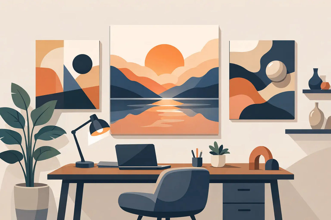 Statement Art for Home Office That Works
