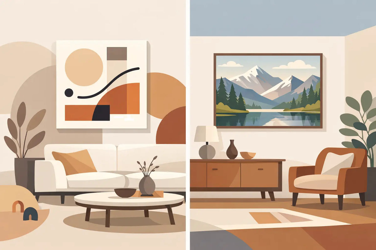 Abstract Versus Representational Art for Your Home