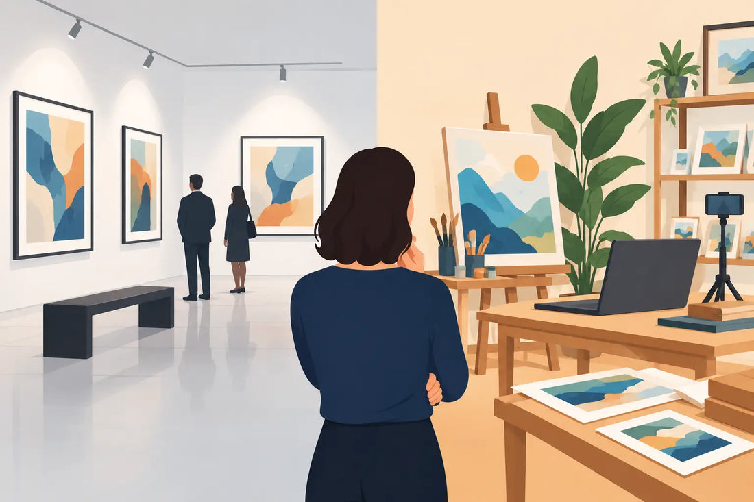 Gallery Versus Artist Direct: Which Fits You?