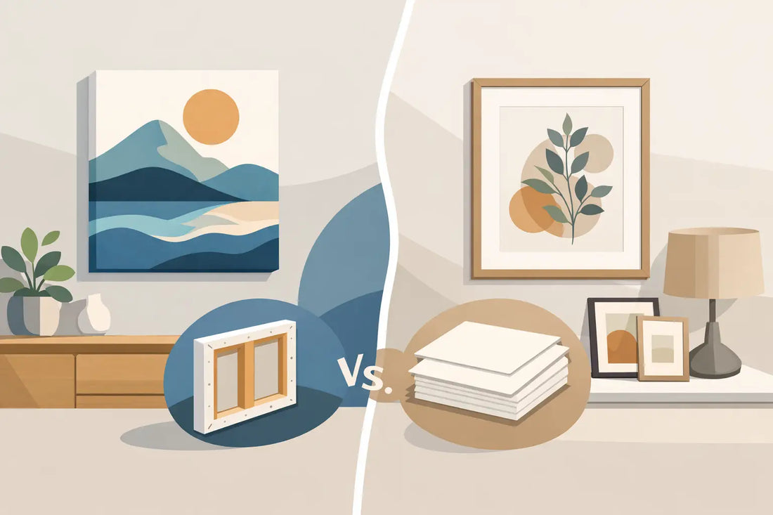 Canvas Versus Paper Artwork for Your Home