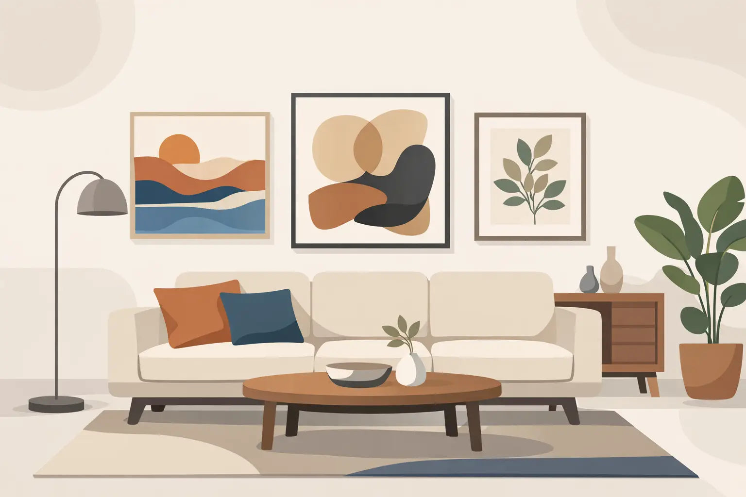 Best Paintings for Living Room Style