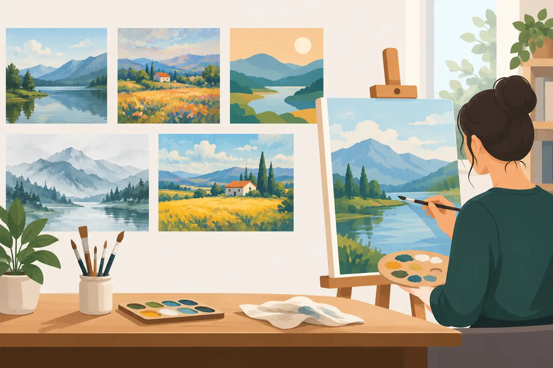 A Guide to Landscape Painting Styles at Home