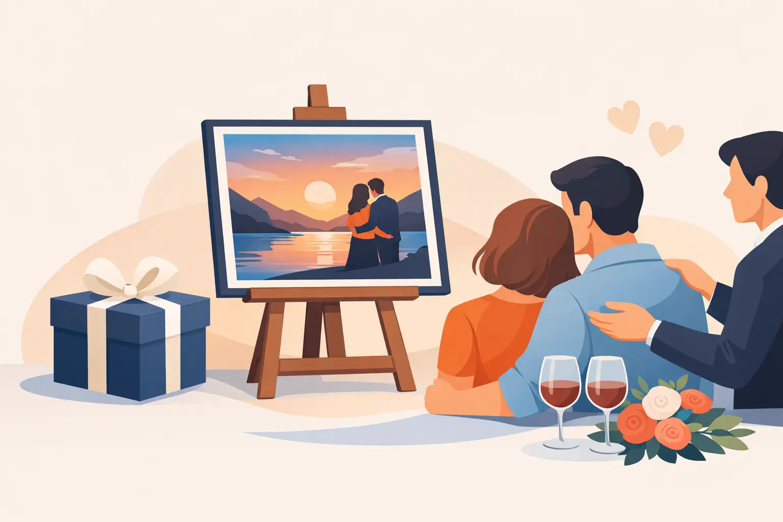 Gift Original Painting for Anniversary Ideas