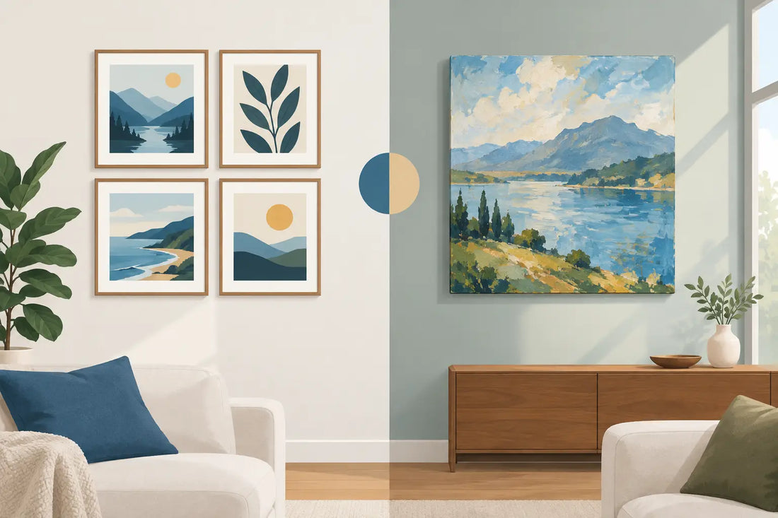 Prints Versus Original Paintings for Your Home