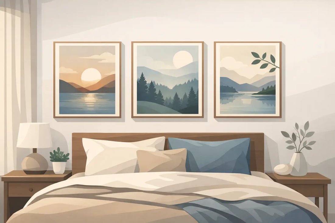 Calming Paintings for Bedroom Walls