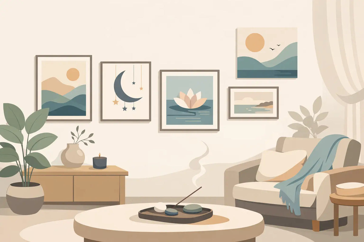 9 Calming Wall Art Ideas for Peaceful Rooms