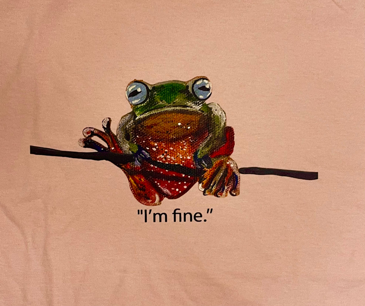 I’m Fine Frog T-Shirt