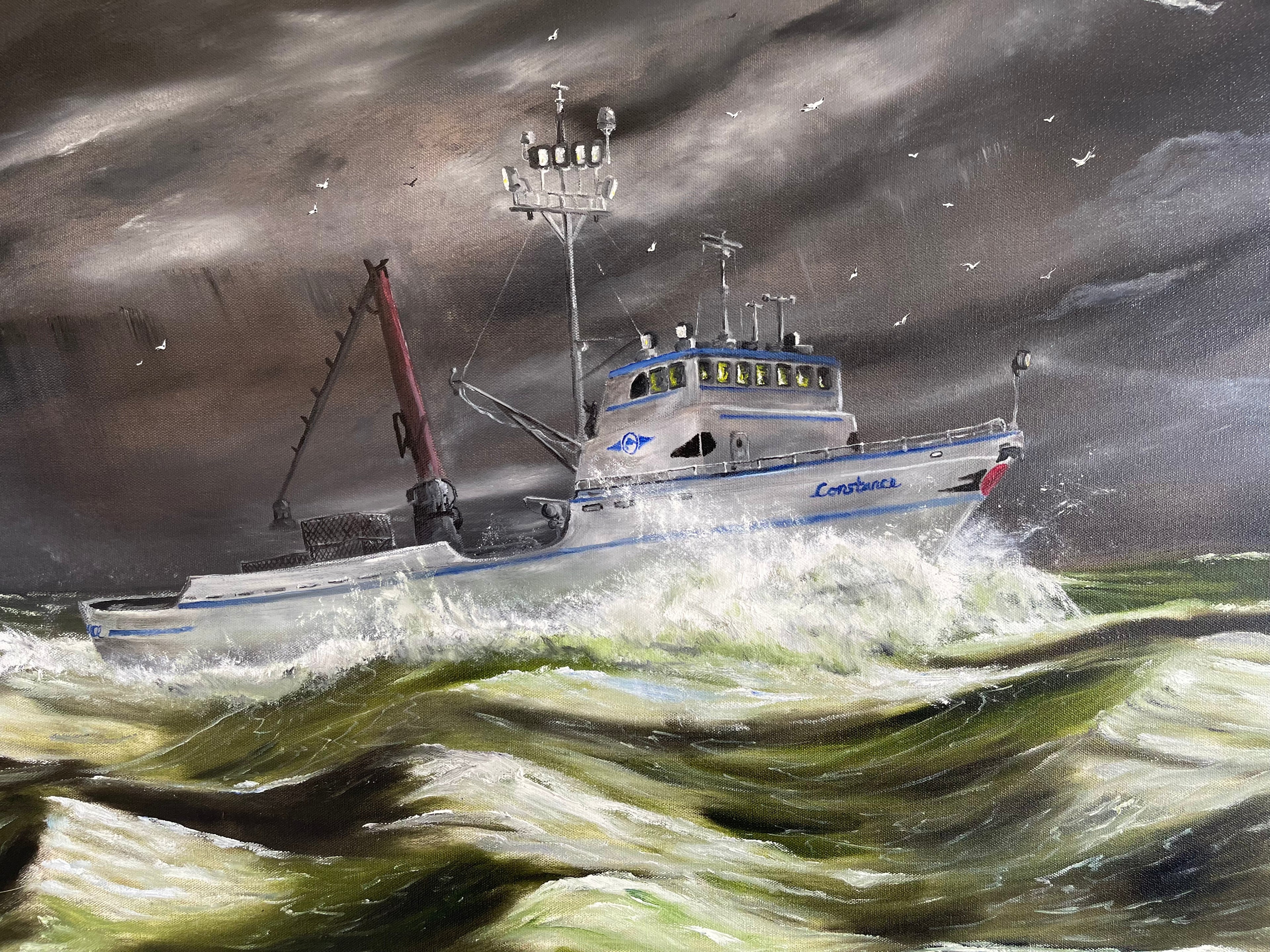 The Constance in Rough Seas