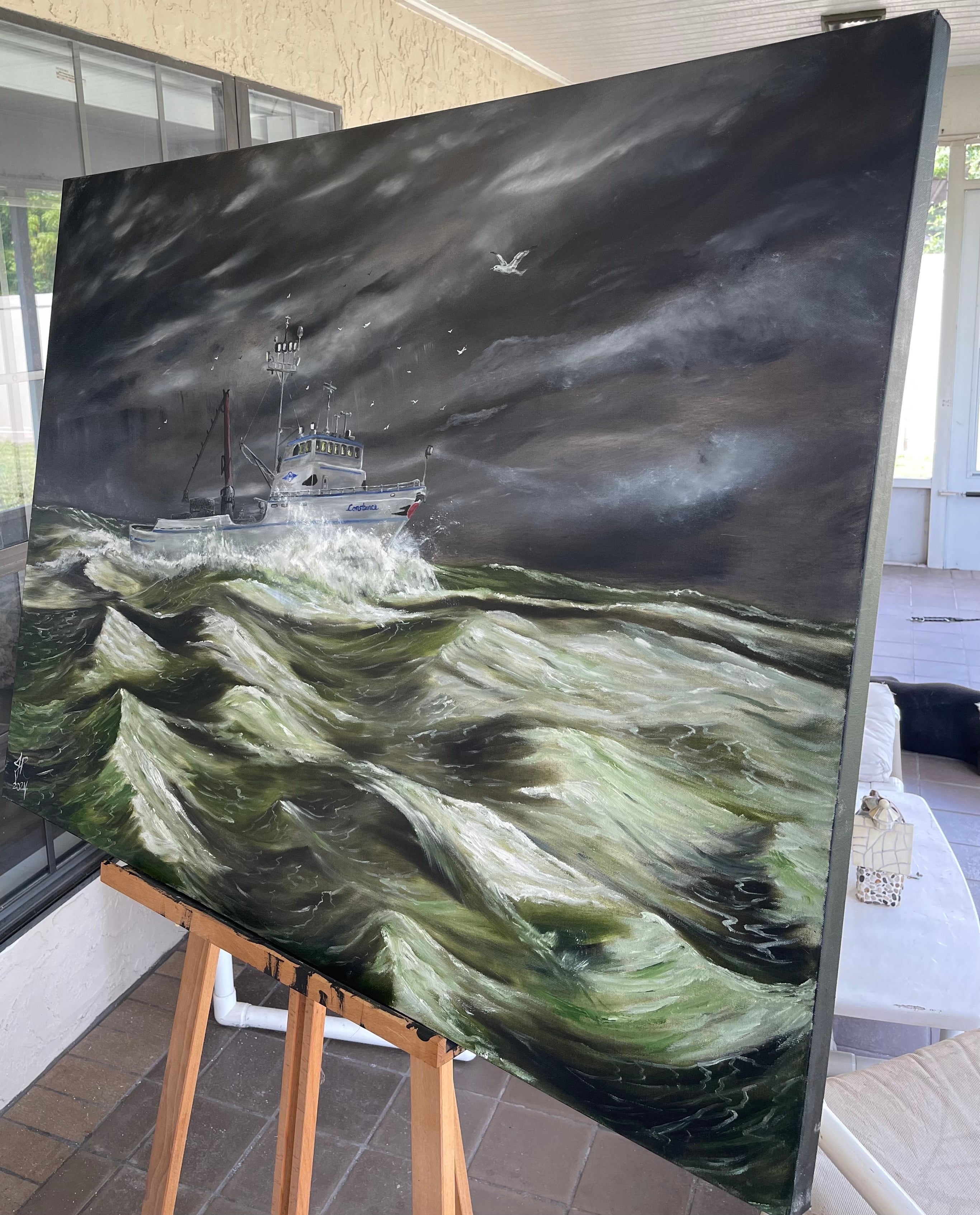 The Constance in Rough Seas
