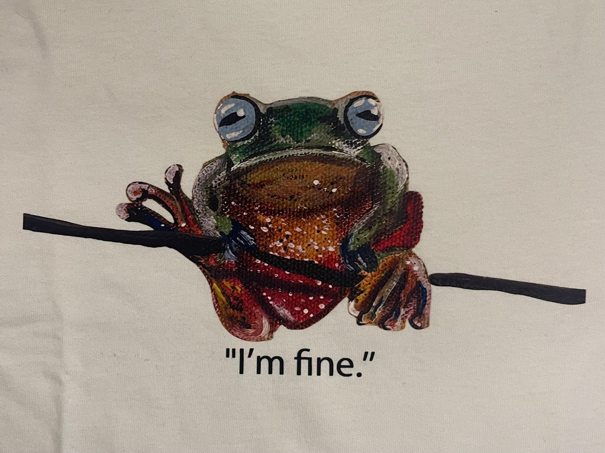 I’m Fine Frog T-Shirt